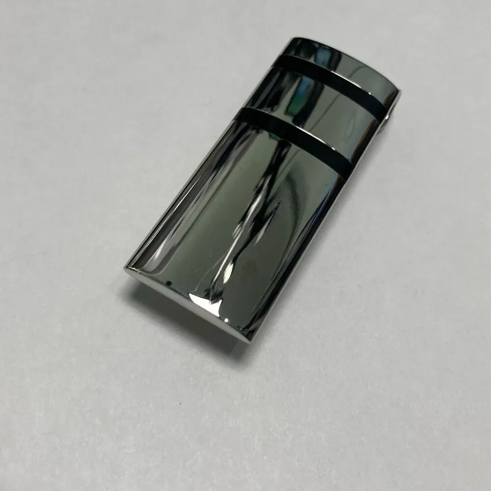 Silver Tone Metal Money Clip Minimalist Wallet Accessory